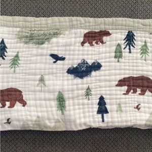 Saranoni Luxury Baby Toddler Kids Blanket Forest Adventurer Bear